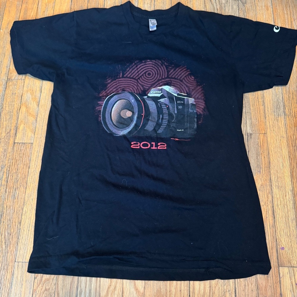 Canon EOS 5D Mark III 2012 T-Shirt Mens Medium Black American Apparel USA Made